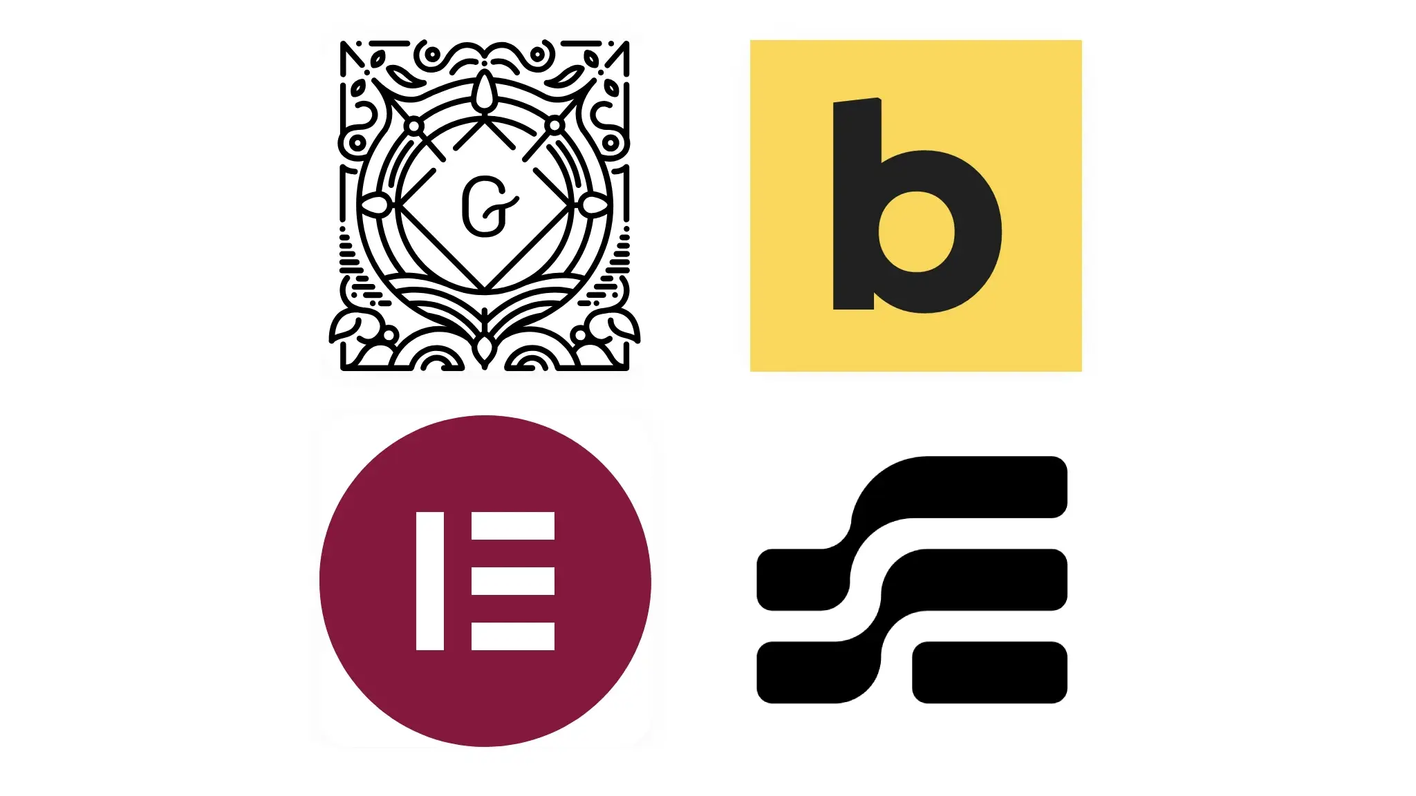 Gutenberg、Elementor、Bricks、Etch